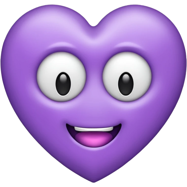 Light purple heart emoji with a Ghostface face emoji
