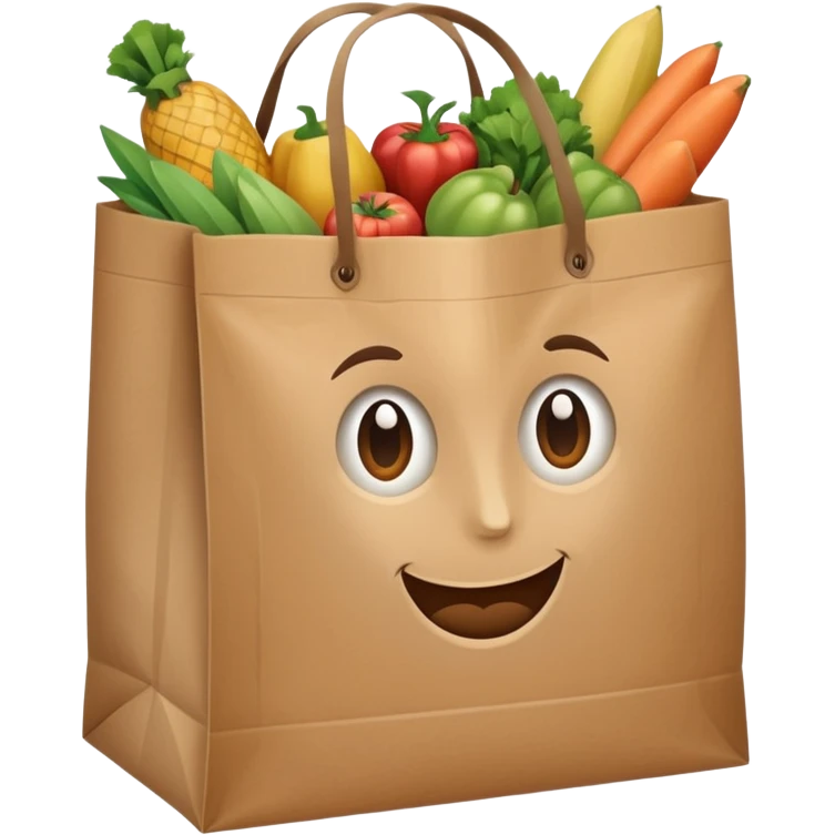 grocery bag emoji