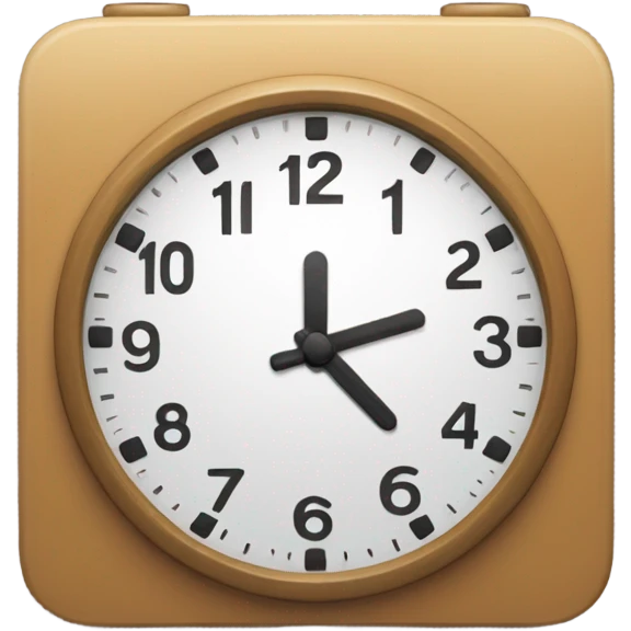 countdown to a certain date, clock, time emoji