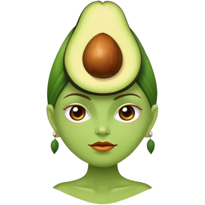 Super Sassy avocado  emoji