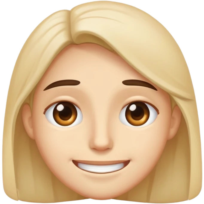 Tired eyes with smile  emoji