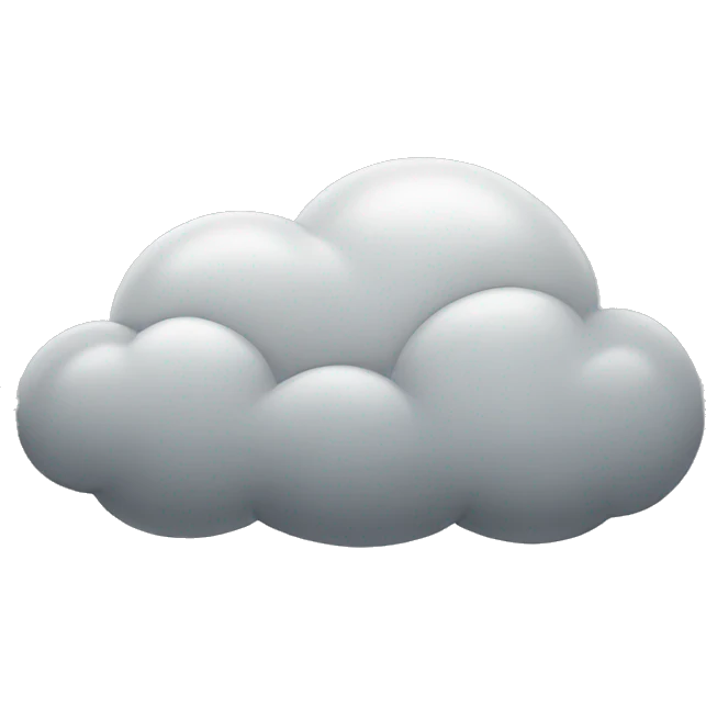 grey cloud emoji