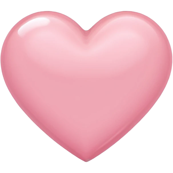 light pink heart emoji