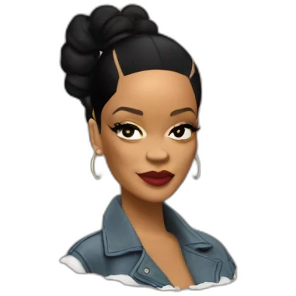 rihanna on scene emoji