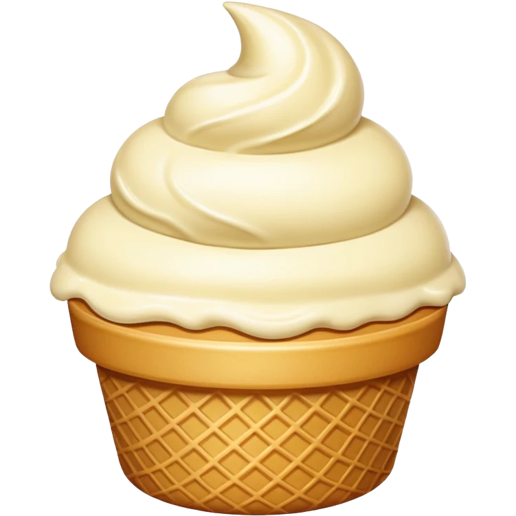 vanille eiscreme emoji