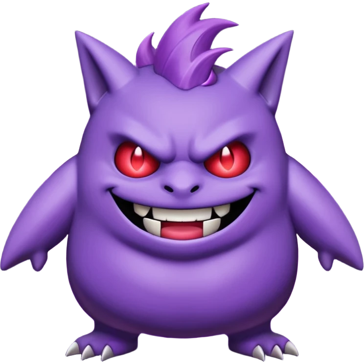 Gengar full body emoji
