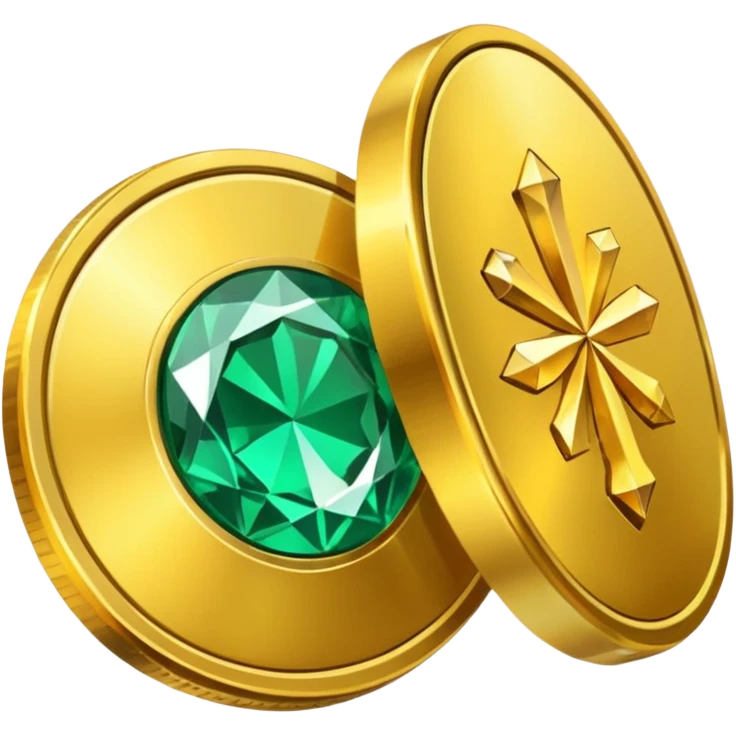 coin and gems emoji