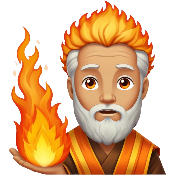 moses talking to burning bush emoji
