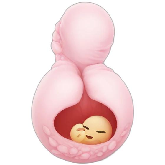 embryo inside pregnant woman emoji