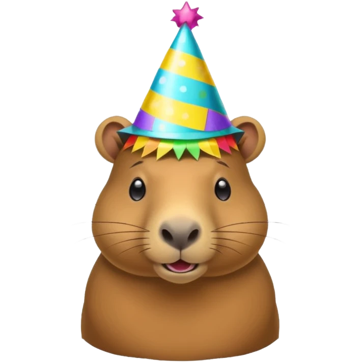 birthday capybara emoji