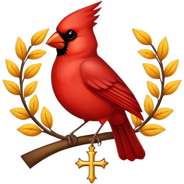 cardinal's emblem emoji