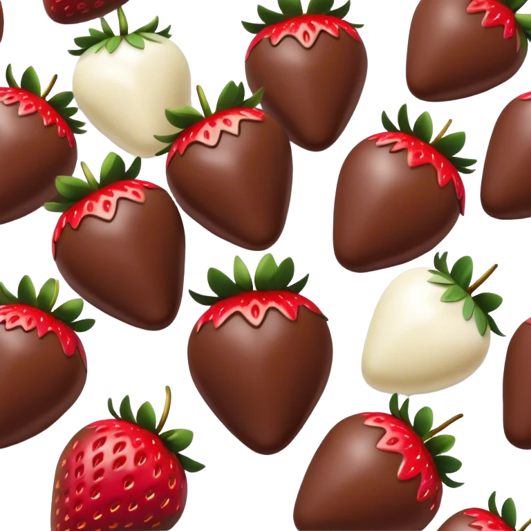 chocolate covered strawberries emoji