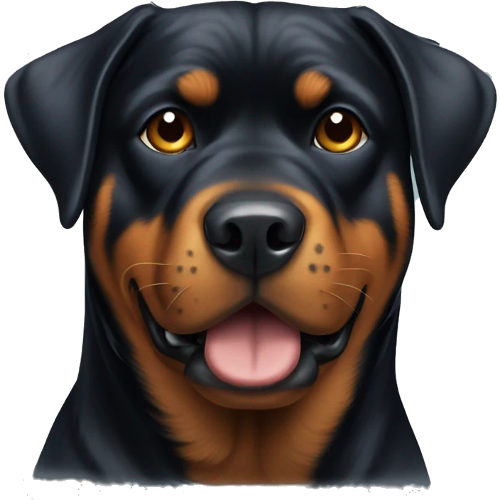 rottweiler dog emoji