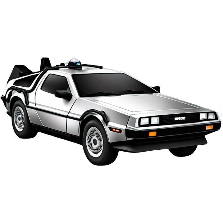 car delorean emoji