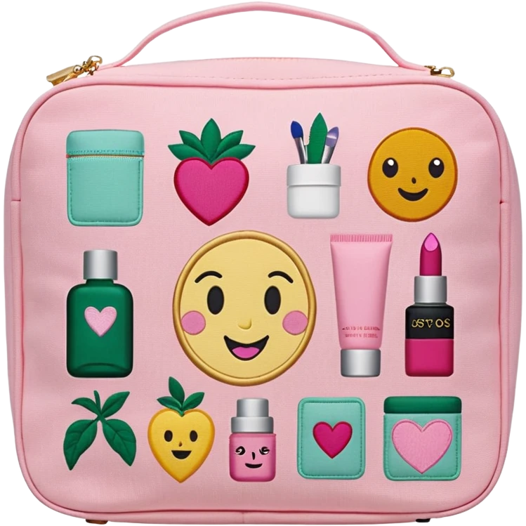 stoney clover lane makeup bag emoji