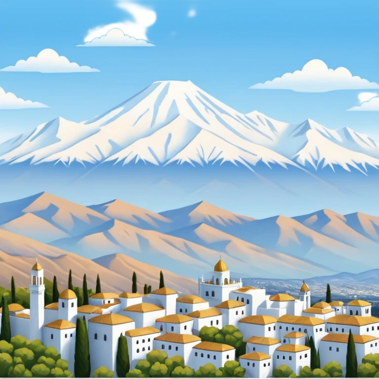 Granada con sierra nevada emoji