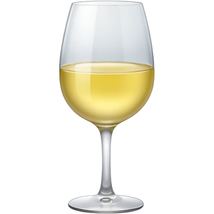 glass of light white wine  emoji