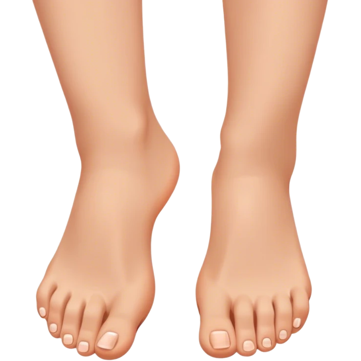 A girl named Alex with her toes emoji