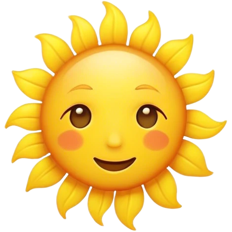 Sunshine emoji