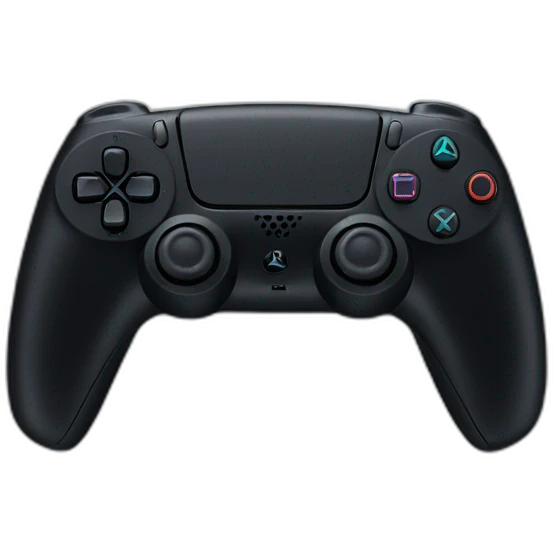 Manette de ps5 noir emoji