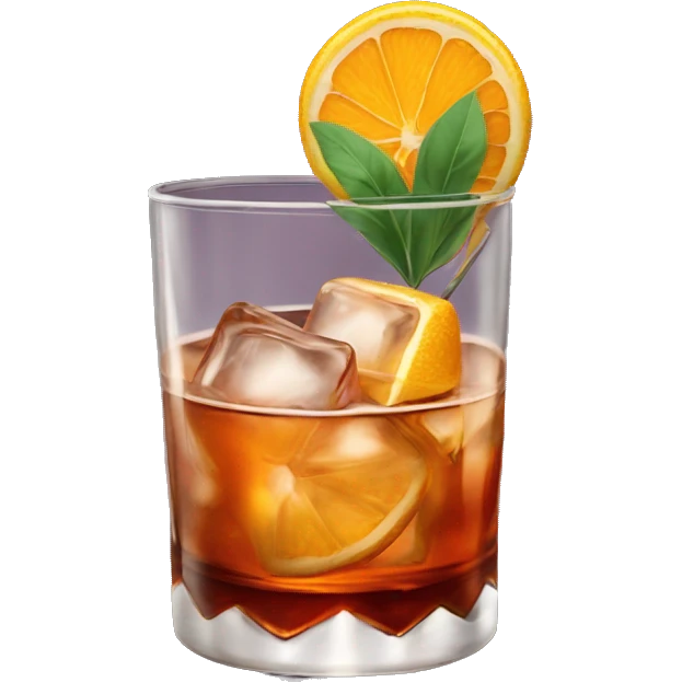 Old Fashioned cocktail emoji