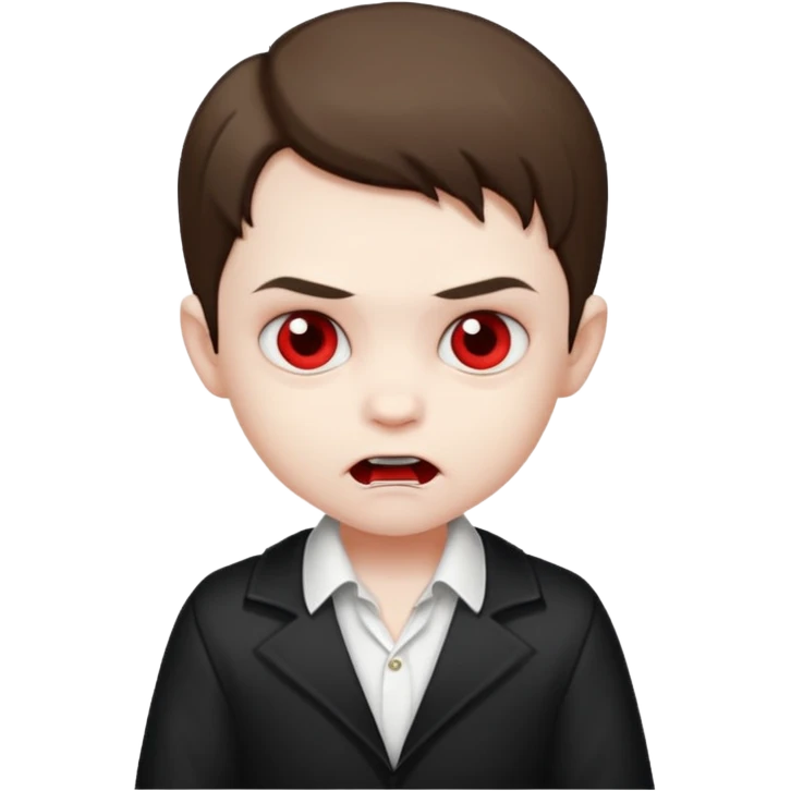 baby vampire with shirt emoji