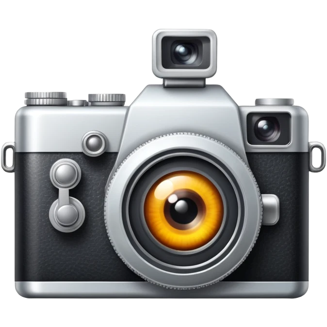 camera with an eye in the lens emoji