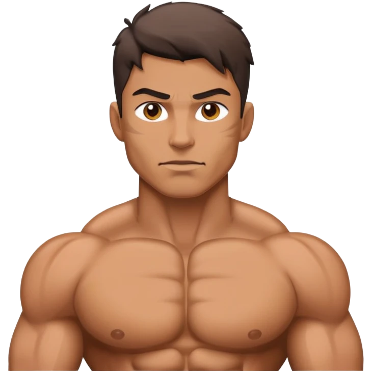 Guys with hot body emoji