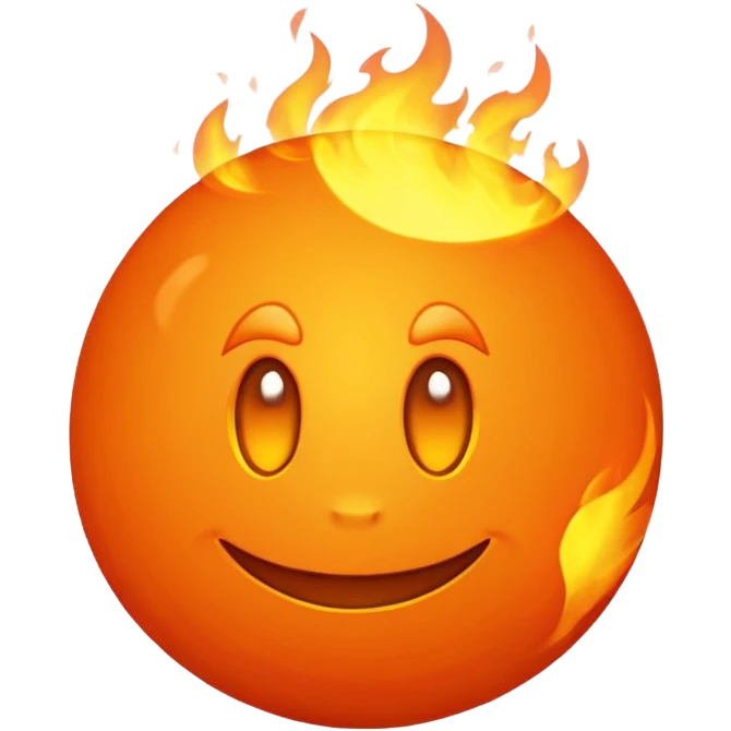 fireballs no face emoji