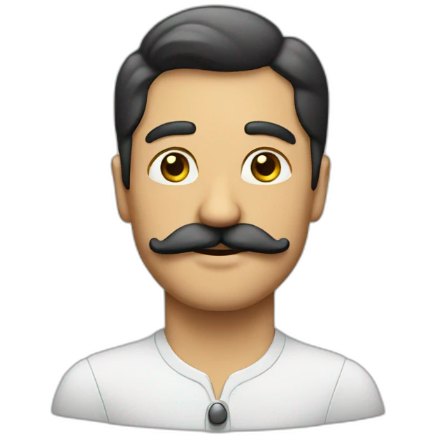 man with moustache emoji