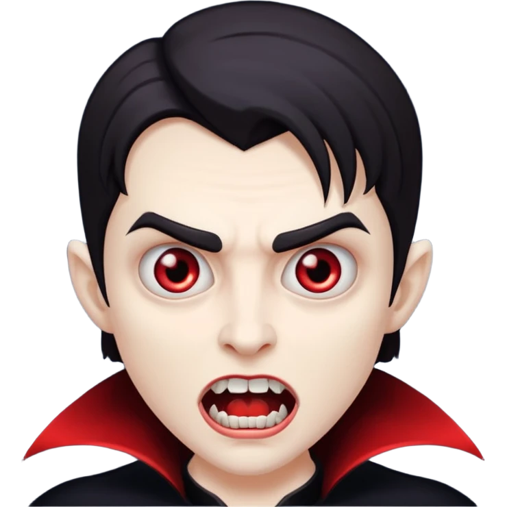 suprised vampire emoji
