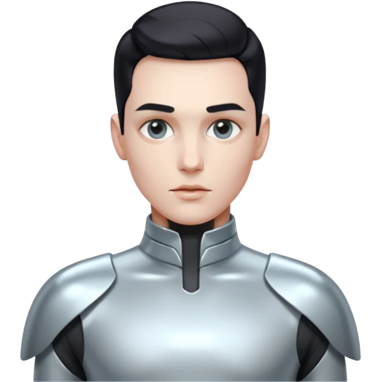 Futuristic style man emoji