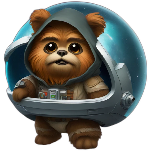 ewok in space emoji