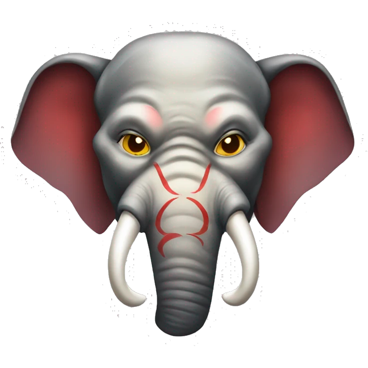 oni japanese mask elephant emoji