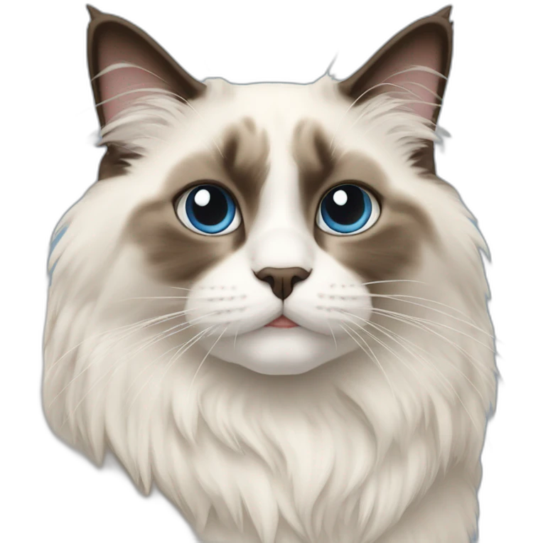 Ragdoll cat emoji