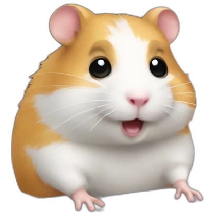 Hamster working in office emoji