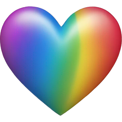 rainbow heart emoji