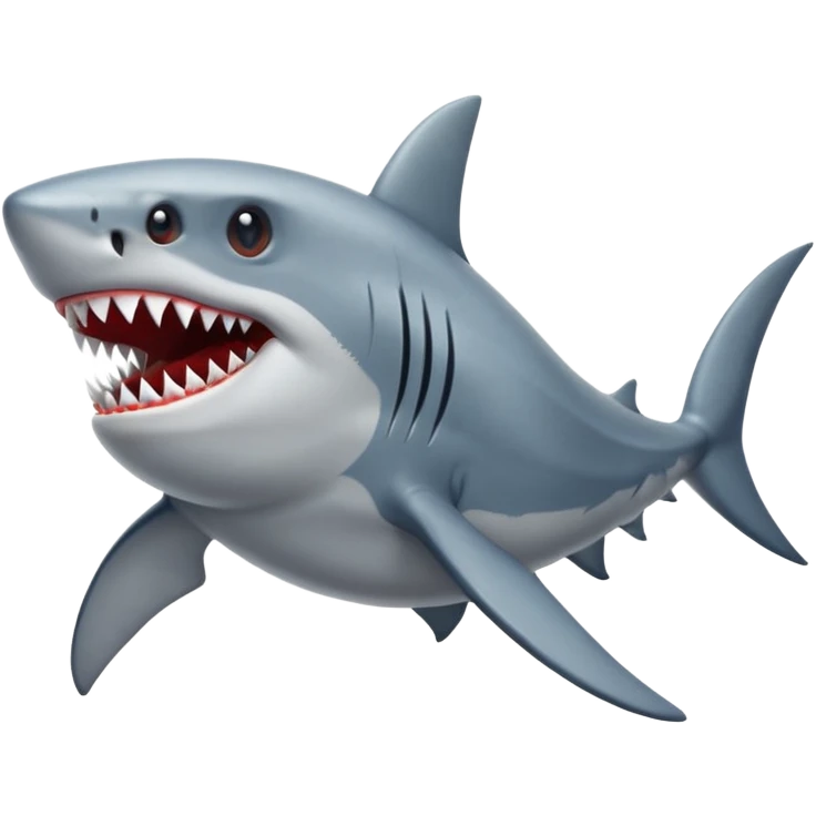 Shark with shose emoji