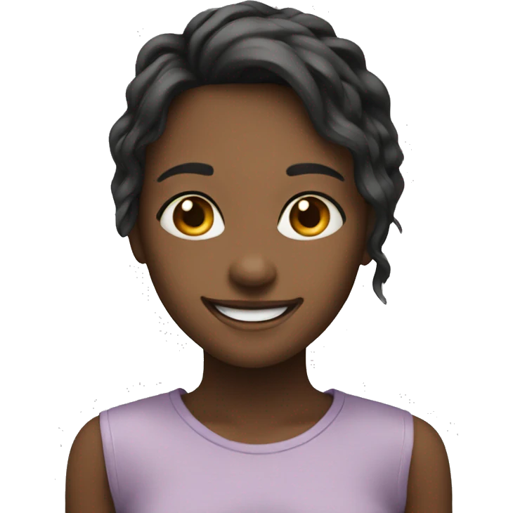 Girl smile  emoji