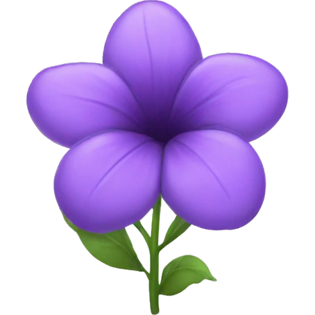 Purple flower emoji emoji