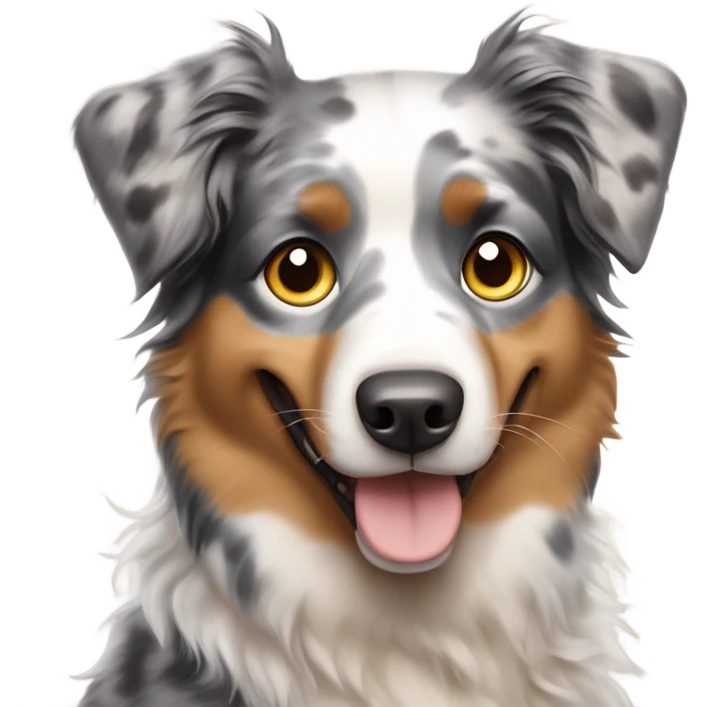 Australian shepherd dog emoji