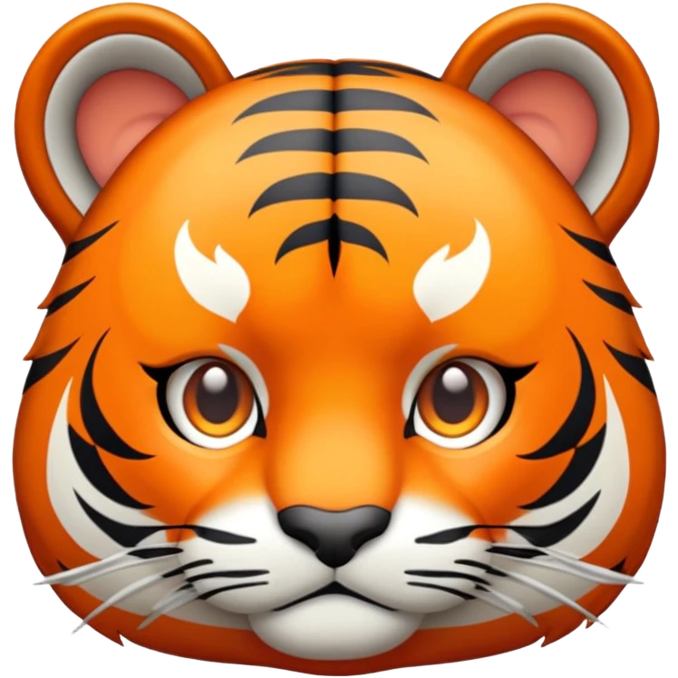 RPG tiger face with inventory pouch and level up icon for Twitch emote emoji