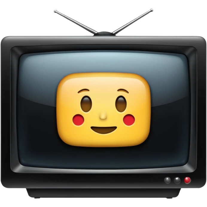 Create an emoji in which it is representing an app like YouTube professional logo of this app but don't make it like YouTube this app name as :- InSights TV emoji