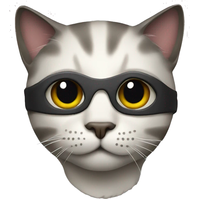 Cat with mask emoji