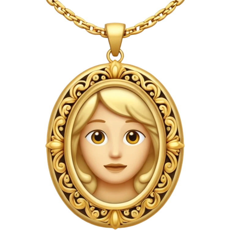oval  necklace  emoji