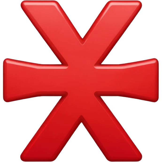 red X emoji