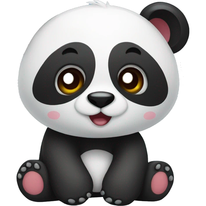 Panda amoureux emoji