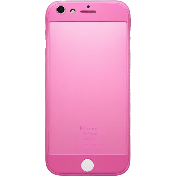 Pink iphone emoji