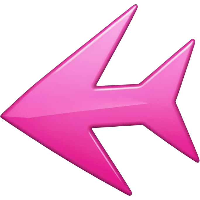 Pink go back arrow  emoji