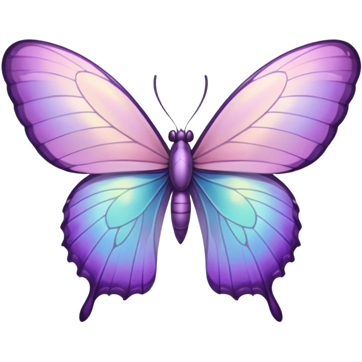 borboleta lilas emoji